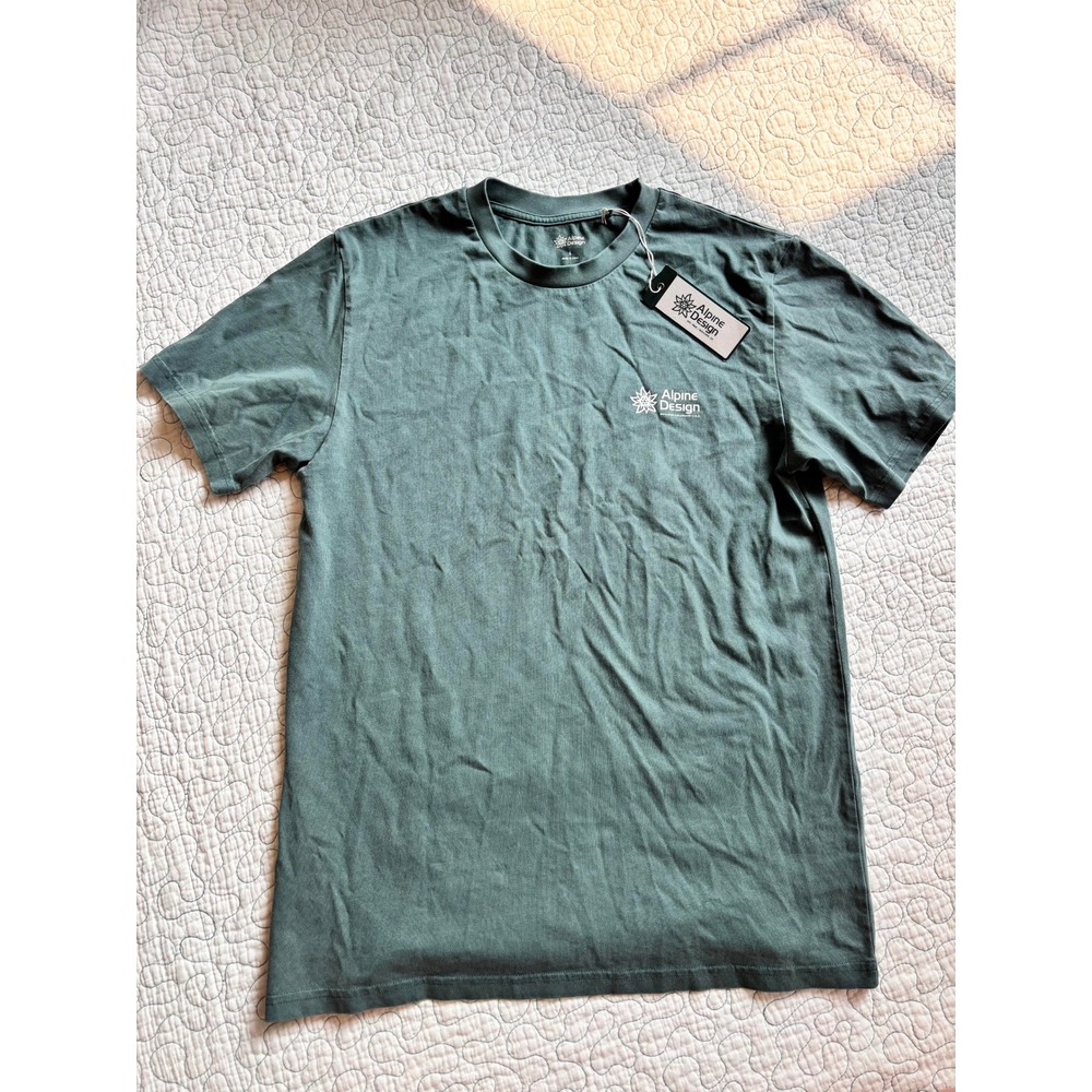 Alpine Design Mens Mad Hike Longs Peak Colorado Graphic Shirt Size Small